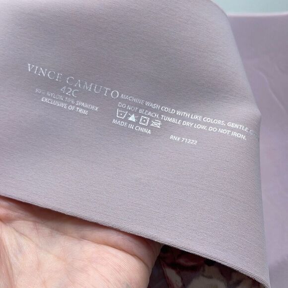 Vince Camuto size 42C flower pattern bra - Picture 4 of 7